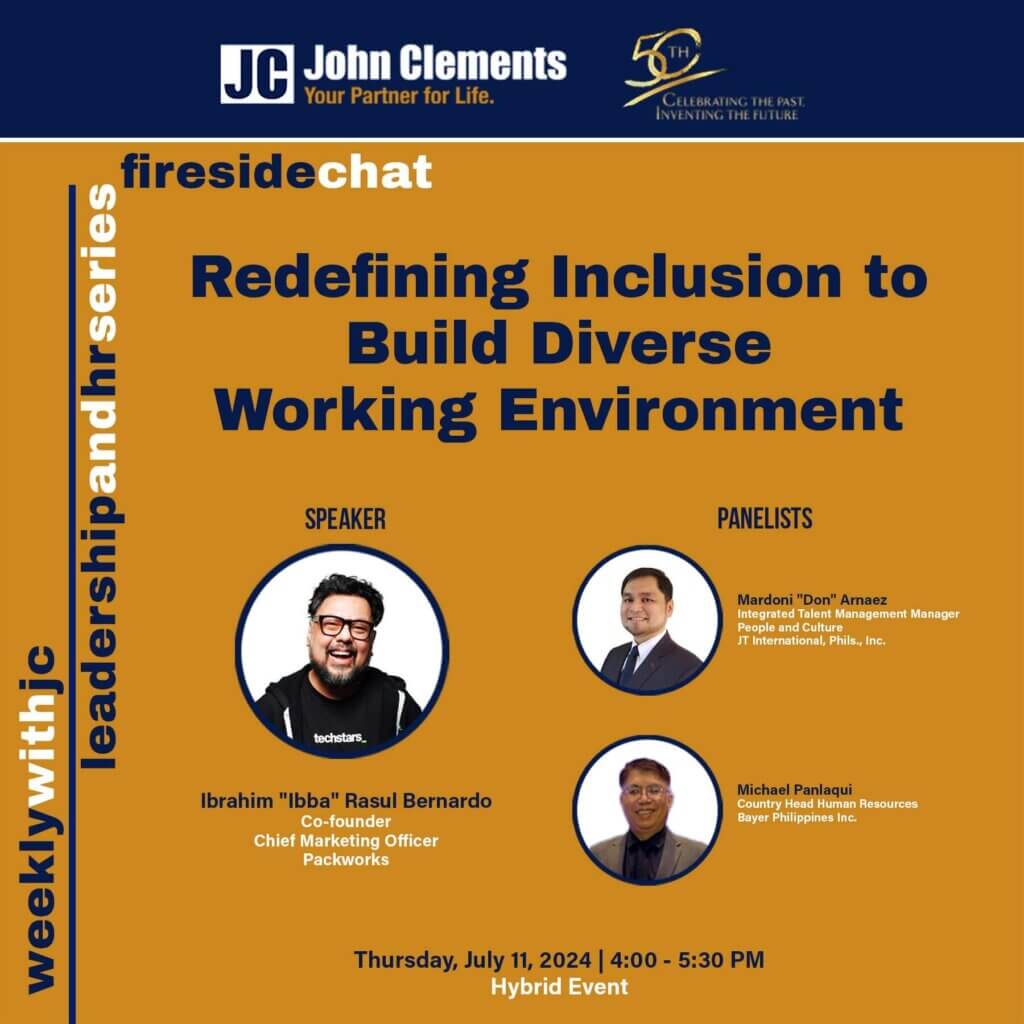 event poster for discussion on DEI in the workplace