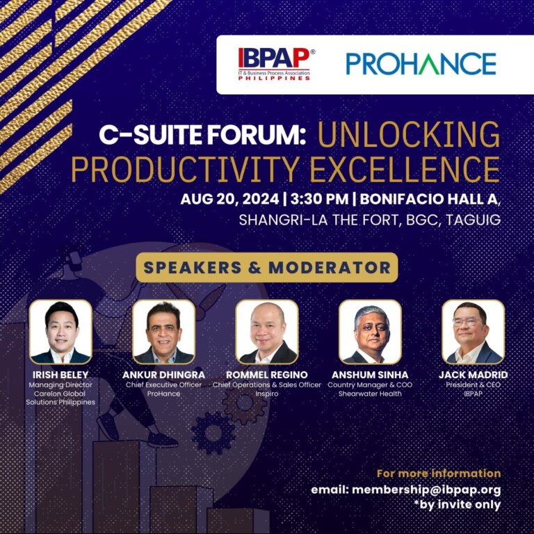 event poster for session on sustainable productivity