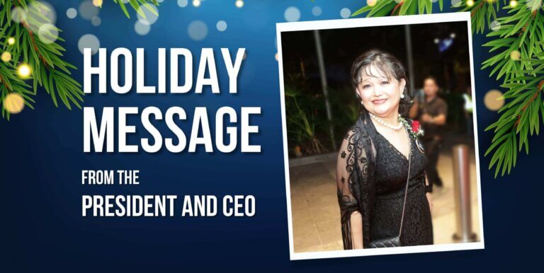 North Star leadership vision, holiday message from the President and CEO