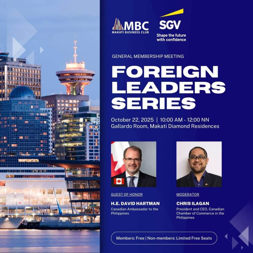 Makati Business Club Forum