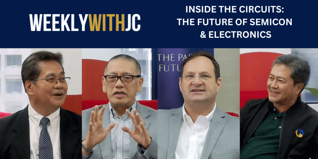 Industry leaders at Semicon PH discussing AI, chip design, and packaging opportunities for the Philippines