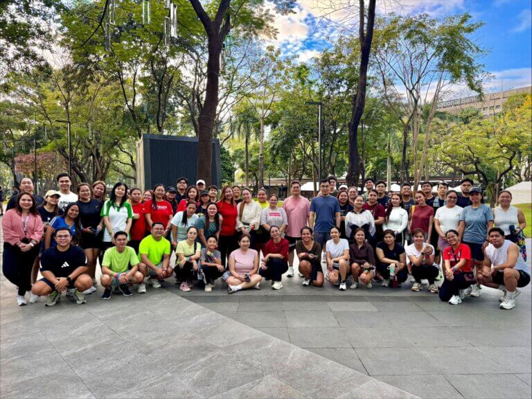 Wellness engagement activities in John Clements Fun Run