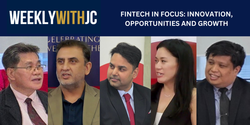 Weekly with JC panel—Manish Bhai, Isabel Ridad, and Alok Chaubey discuss fintech PH trends, AI, digital banking innovations, and inclusion
