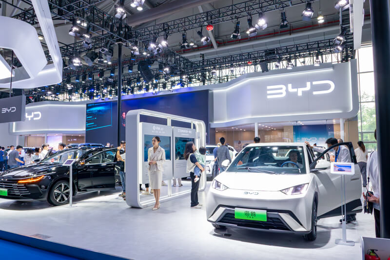 BYD electric vehicles and battery technology