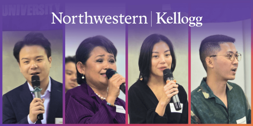: Kellogg MBA alumni panel at Manila event hosted by John Clements Consultants, June 2026