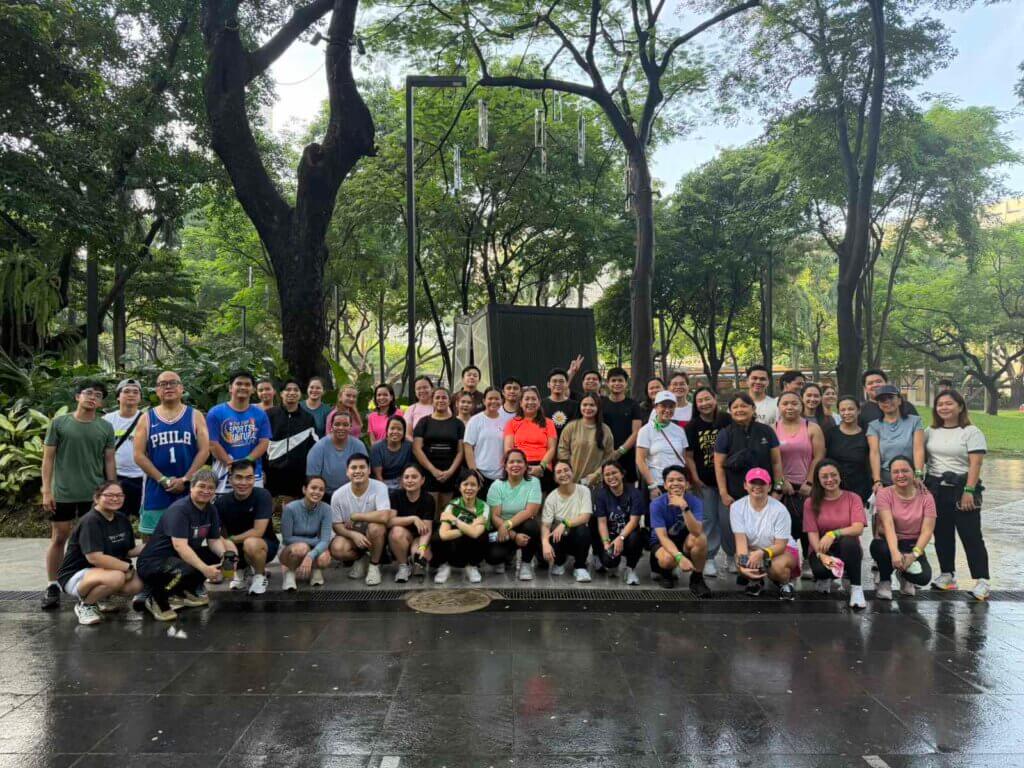 Participants at the JC Wellness Fun Run August event