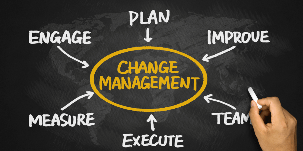 Mid-level managers learning organizational change management through a leadership case study